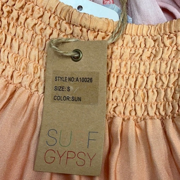 NWT Surf Gypsy Sunset Satin Shorts ONLY- ombré dip dye soft NO TOP INCLUDED - Picture 10 of 16